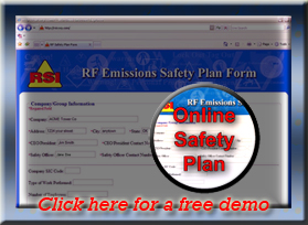 Online RF Safety Plan